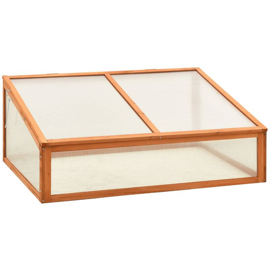 Hommoo - Greenhouse 100x65x40 cm Firwood