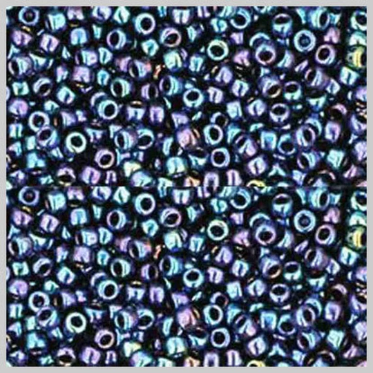 Toho Seed Beads Tr-11-88 Size 11/0 Opaque Metallic Cosmos 7.5 Grams Diy