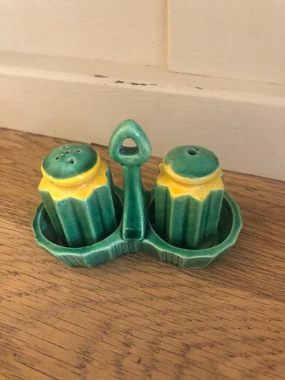 Vintage Japanese China Cruet Set, Salt & Pepper Shakers