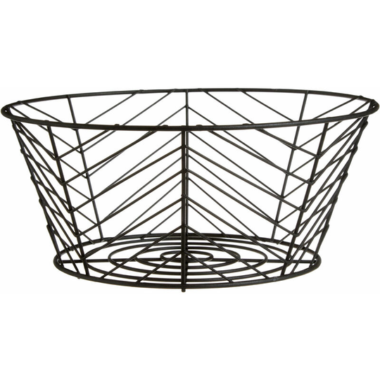 Vertex Black Powder Coat Fruit Basket - Premier Housewares