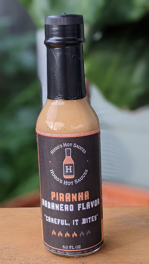 Piranha Habanero Hot Sauce - Hugo'shotsauces /