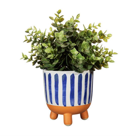 Greek Blue Planter On Legs