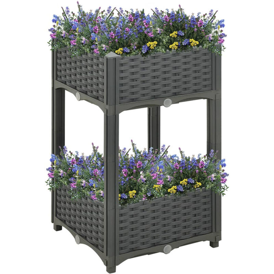 Raised Bed 40x40x71 cm Polypropylene