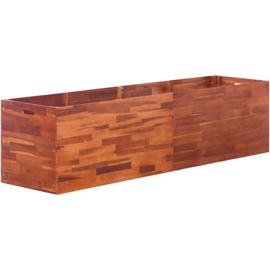 Hommoo - Garden Planter Acacia Wood 200x50x50 cm VD28249