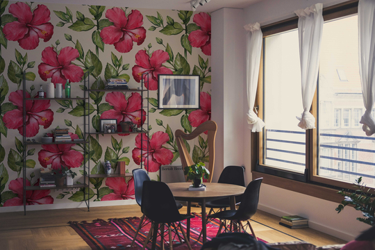 Rose Lilies | Removable Wallpaper Pattern #77