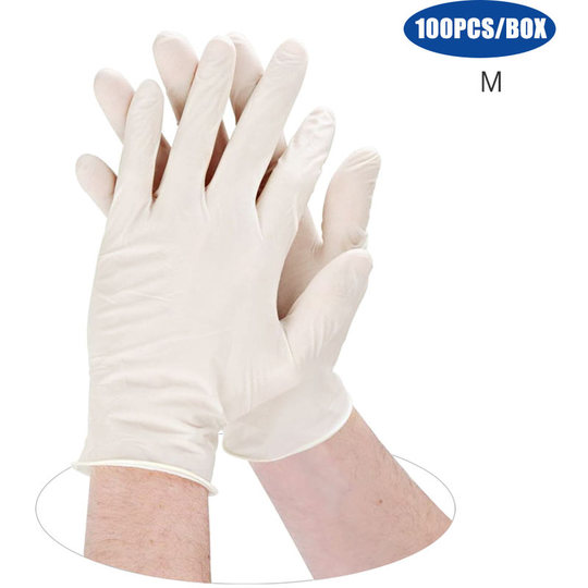 Disposable pvc Gloves Single Use Gloves Powder Free 100PCS/Box, Size m