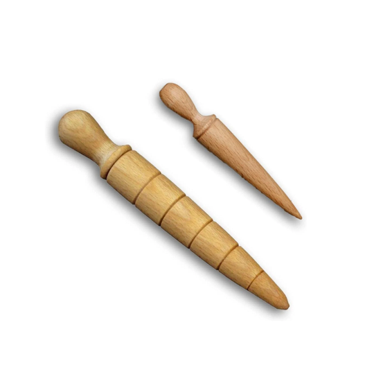 Plant Dibber Garden Seed Dibber, Hand Turned in Uk, Gardeners Planting Tool For Seedlings, Natural Sustainable Beechwood, Made England