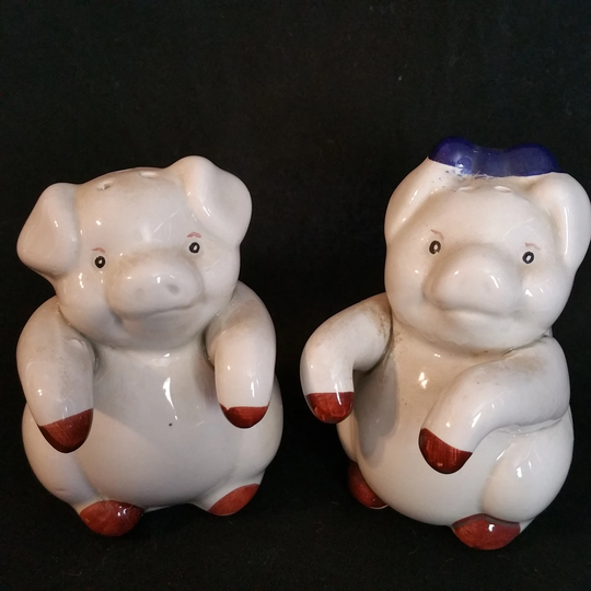 Vintage Pig Salt & Pepper Shakers