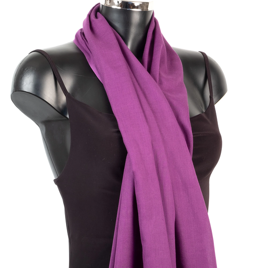 Organic Cotton, Purple Shawl, Wedding Wrap, Bridal Pashmina, Scarf, Dark Sustainable, Soft Cotton Fair Trade, Scarves Wraps