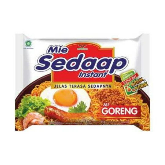 Sedaap Instant Noodle Mi Goreng, 90 Gram