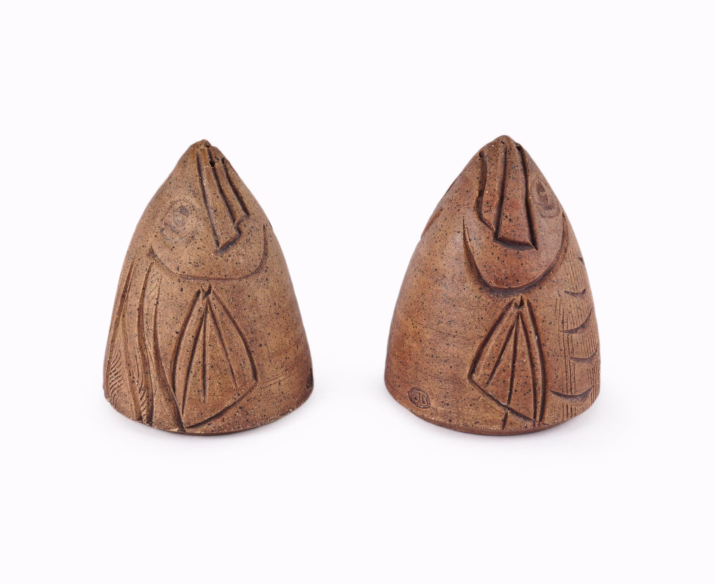 Ceramic Fish Head Shaker Set Salt Pepper Shakers