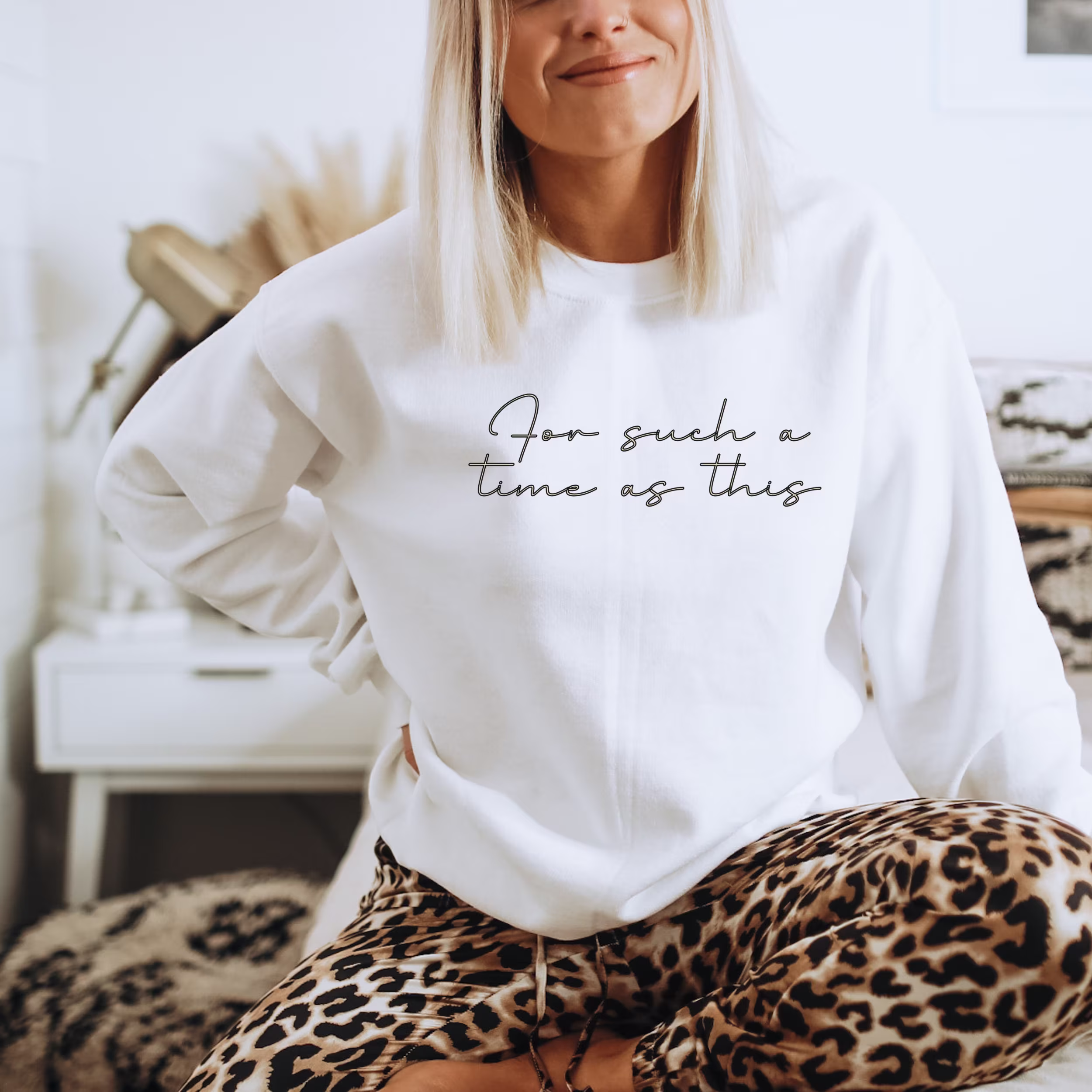 For Such A Time As This Sweatshirt, Christian Sweater, Let Us Worship Shirt, Bible Verse Salt & Light, Esther Sweater