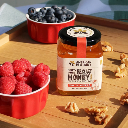 Raw Wildflower Honey, Raw Organic Honey, Pure Honey, Organic Honey, Unfiltered Honey