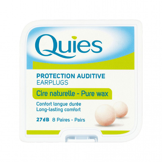 Quies Ear Plugs Wax 8 Pairs