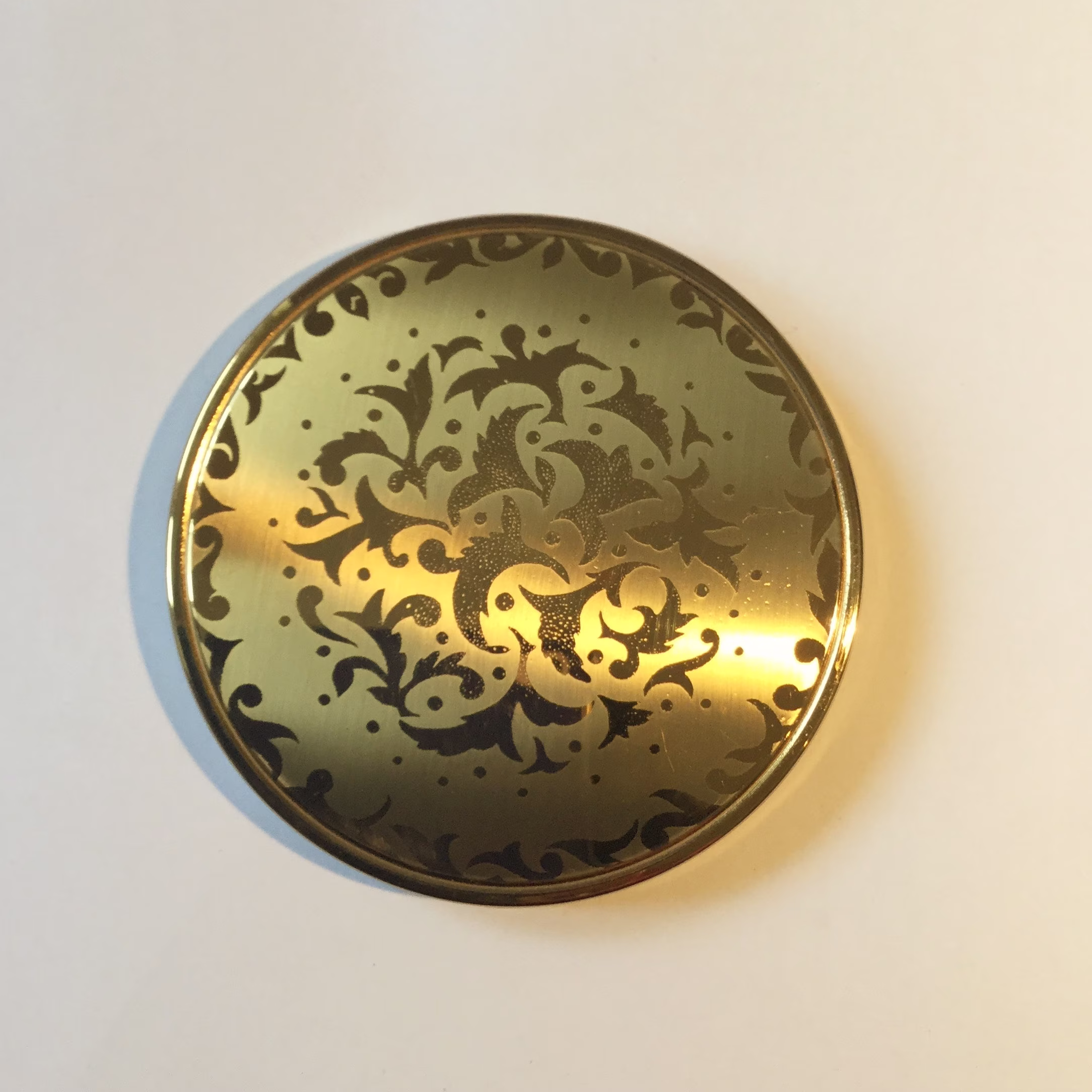 Melissa Mirror Compact, Vintage Powder Gold Tone, Compact Mirror, Gift For Her, Mum, Handbag