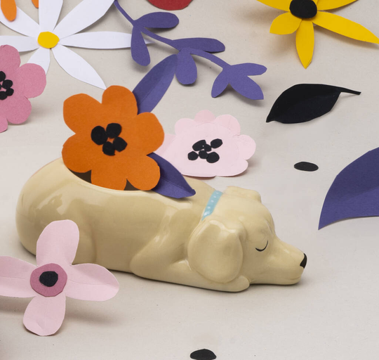 Sleeping Dog Mini Indoor Air Planter With Gift Box