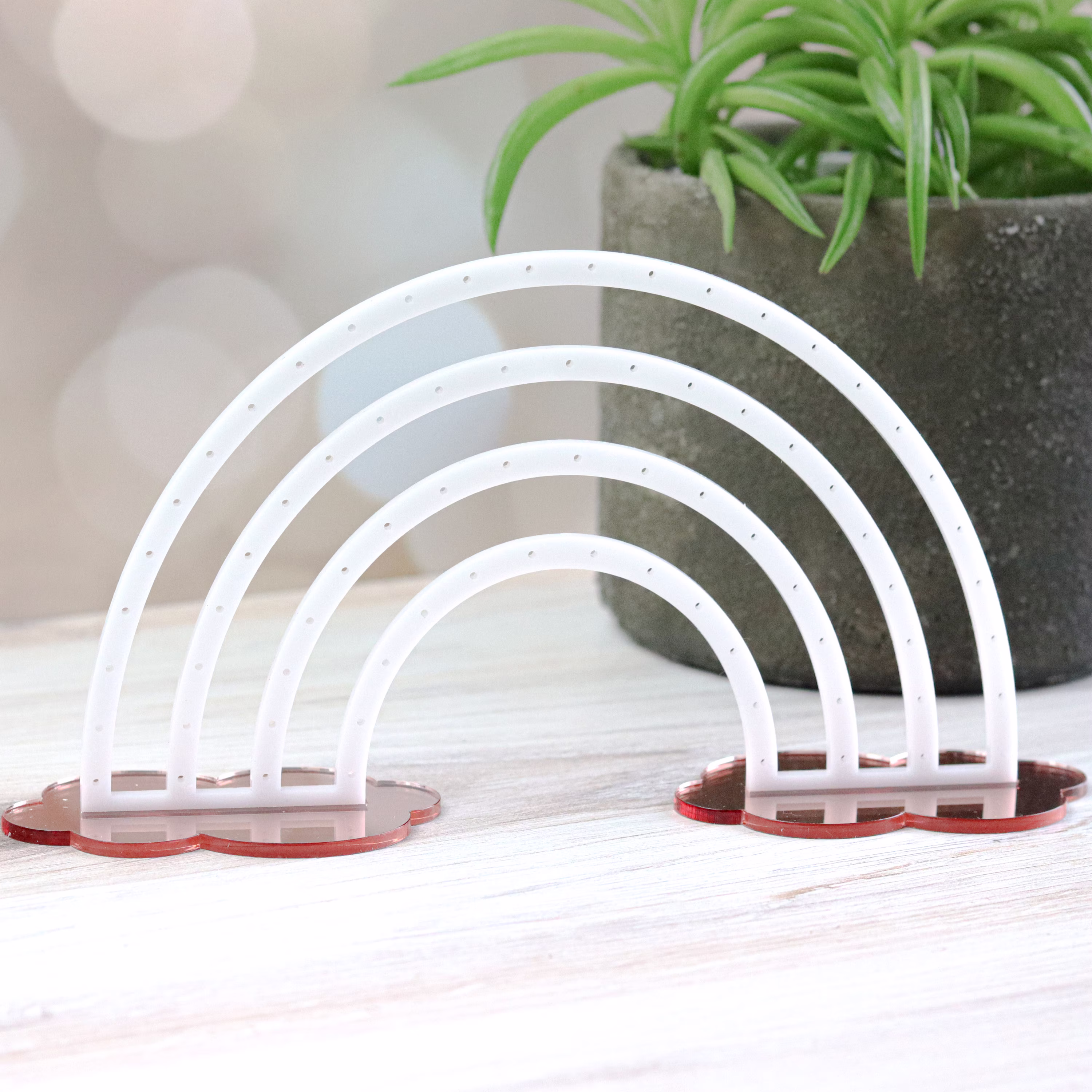 Rainbow Earring Holder | Stand Tabletop Display Organizer Jewelry