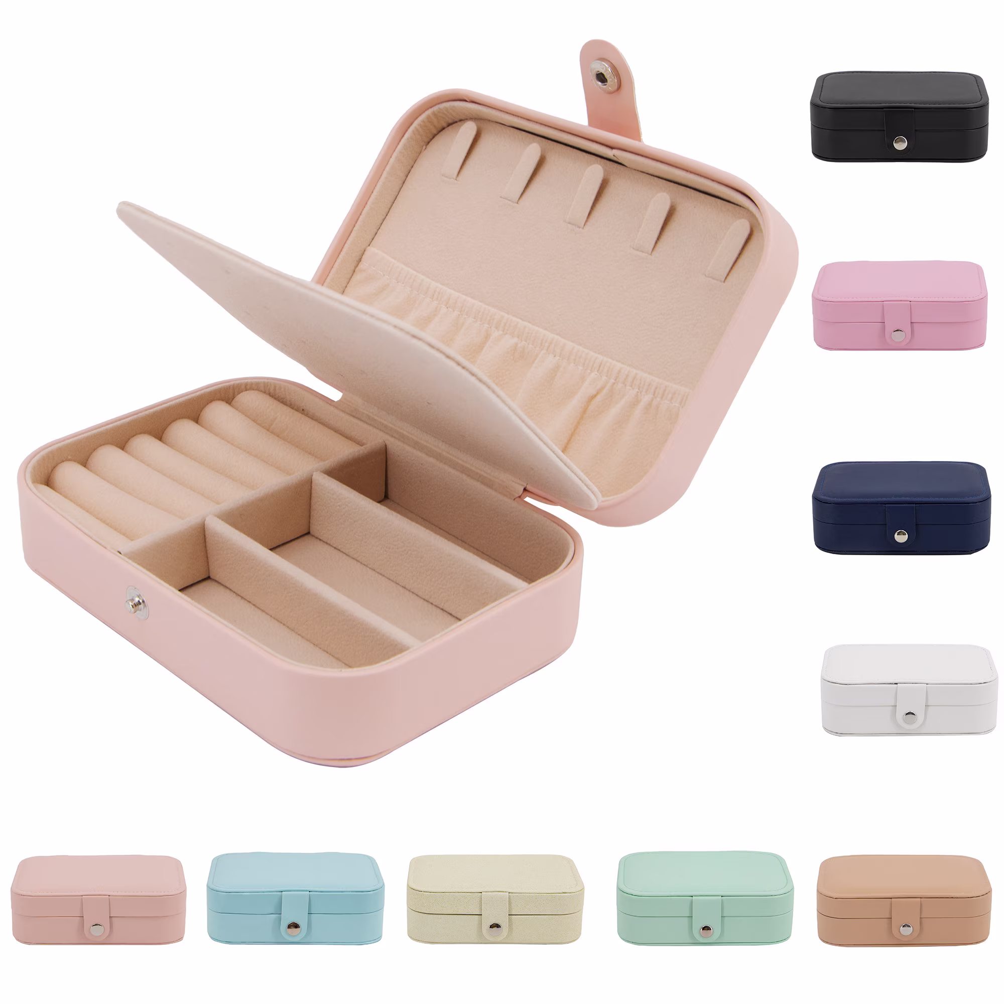 Portable Jewellery Box Organizer Travel Boxes Jewelry Ornaments Storage Case Quality Gift