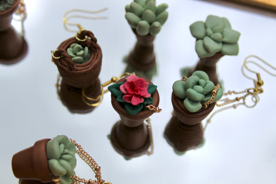 Succulent Necklace