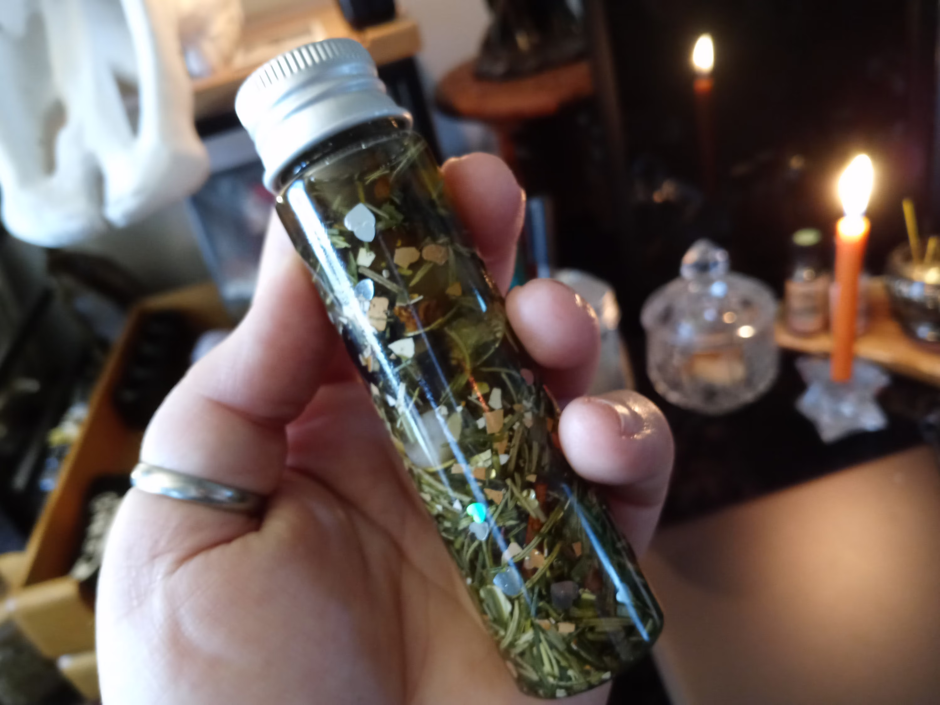 Custom Witchcraft Ritual Oil | Spell Ancestor Divination Protection