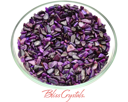 2 Mini Sugilite Tumbled Stone For Medicine Bags & Crafts #st88