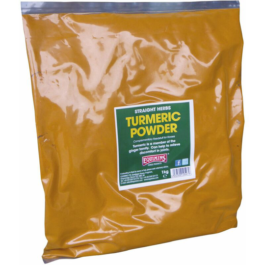 Straight Herbs Turmeric Powder - 1 Kg Bag - 554 - Equimins