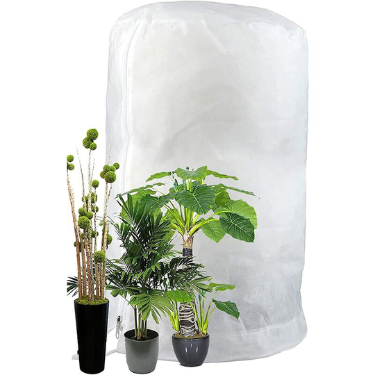 Protective cover against winter plants, large heated fleece jacket resistant to plants for plant cover protective cover for garden plants