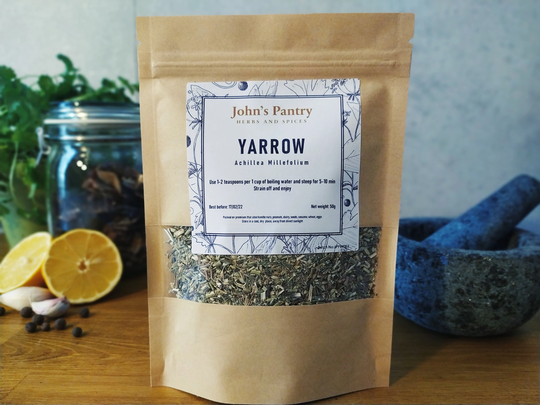 Yarrow Dried Herb | Achillea Millefolium 50G, 100G Free P&p
