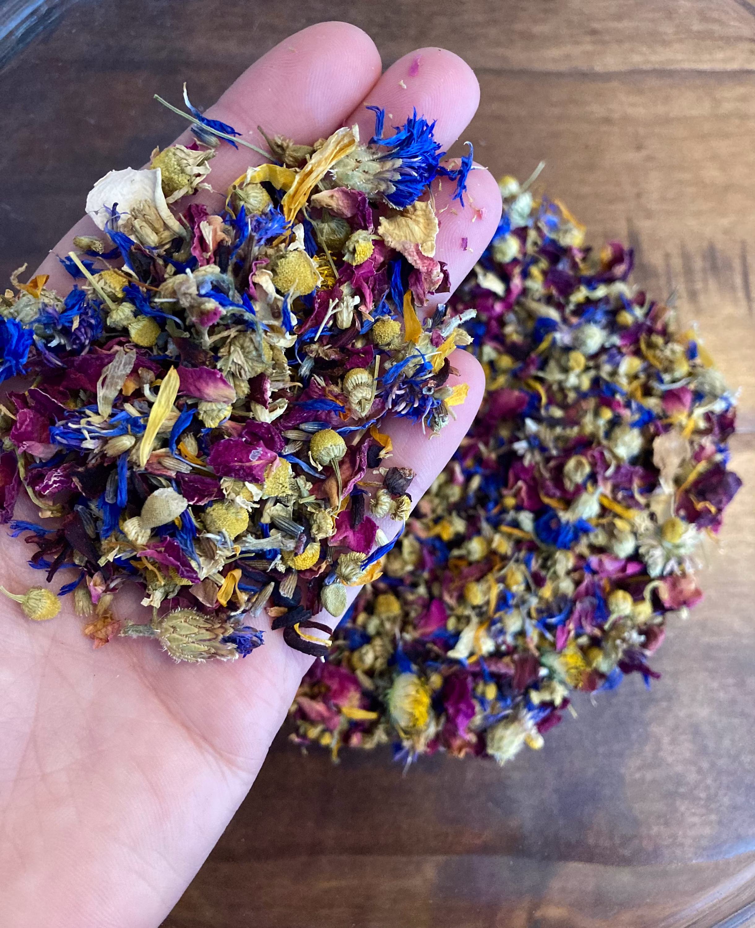 Organic Rabbit - The Secret Garden Just Flowers Mix Blend Of Rabbit Forage, Hay Topper, Enrichment