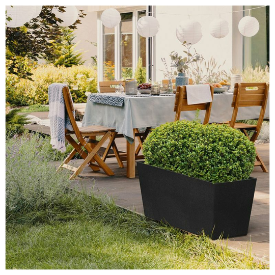 Primeur - Tierra Verde Trough Planter Slate 50cm - P00018393S