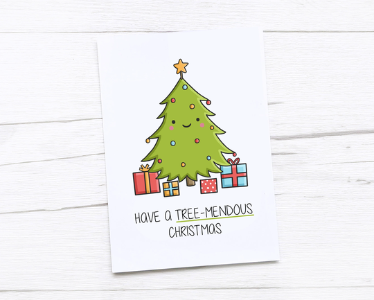 Happy Christmas Card | Merry Tree