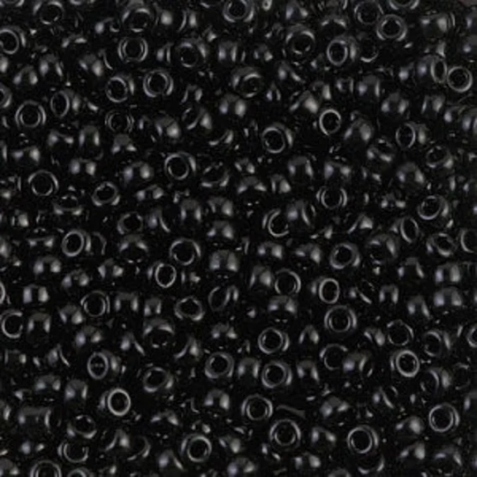 Miyuki Seed Beads 8/0 Black , 0401