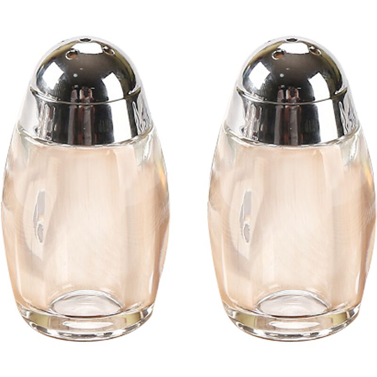 Fvbjd - Refillable Seasoning Bottle Salt and Pepper Shakers Kitchen Decor (Set of 2) Salt Shaker Set 8015