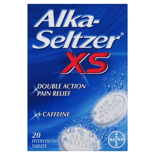 Alkaseltzer Xs Effervescent Tablets 20