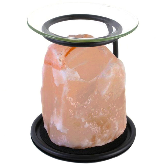 Salt Lamp Oil Burner (One Size) (Multicoloured) - Multicoloured - Something Different