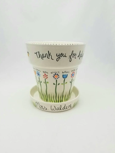 Class Gift Teacher Appreciation/Flower Pot From End Of Year Special Person Thank You