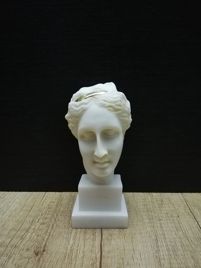 Hygieia-Hygeia Bust Head 6.10In - 15.5cm | Goddess Of Health, Cleanliness & Hygiene Handmade Free Shipping-Free Tracking Number