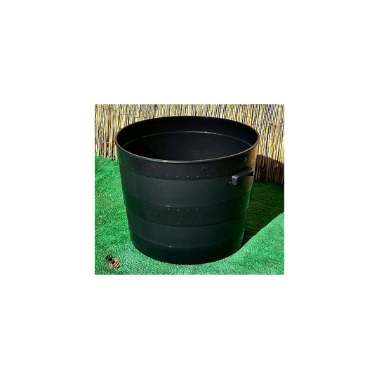 36 Cm Blacksmith Garden Planter Barrel Design Garden Patio Indoor/Outdoor Black