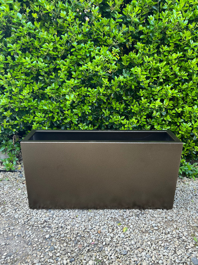 Bronze Extra Large Tall Indoor/Outdoor Metal Garden Planter
