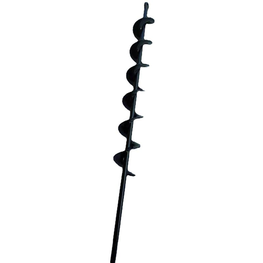 The Black Auger Twist Drill Bit for Garden Planting Earth Digger 50mm & times; 450mm