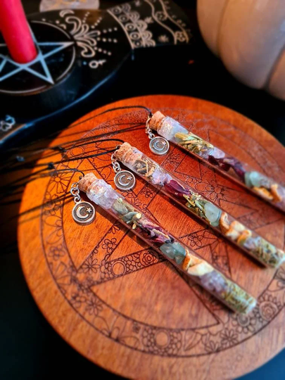 Spell Jar Pendant, Self Love, Healing, Protection