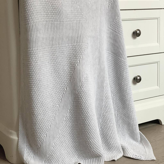 Knitted Organic Union Jack Blanket