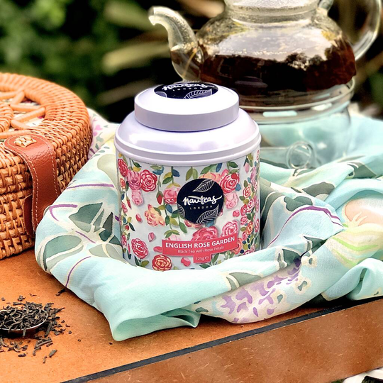 English Rose Garden Tea Caddy