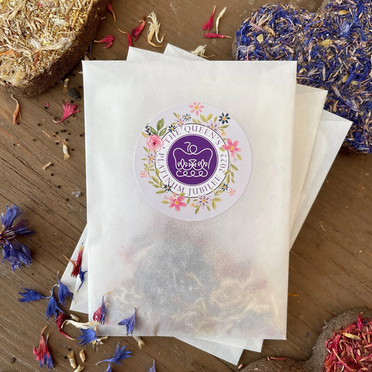 Union Jack Queen Wildflower Seeds | Memorial Souvenir Remembrance Seed Gift Celebration Decoration Wildflowers Mix