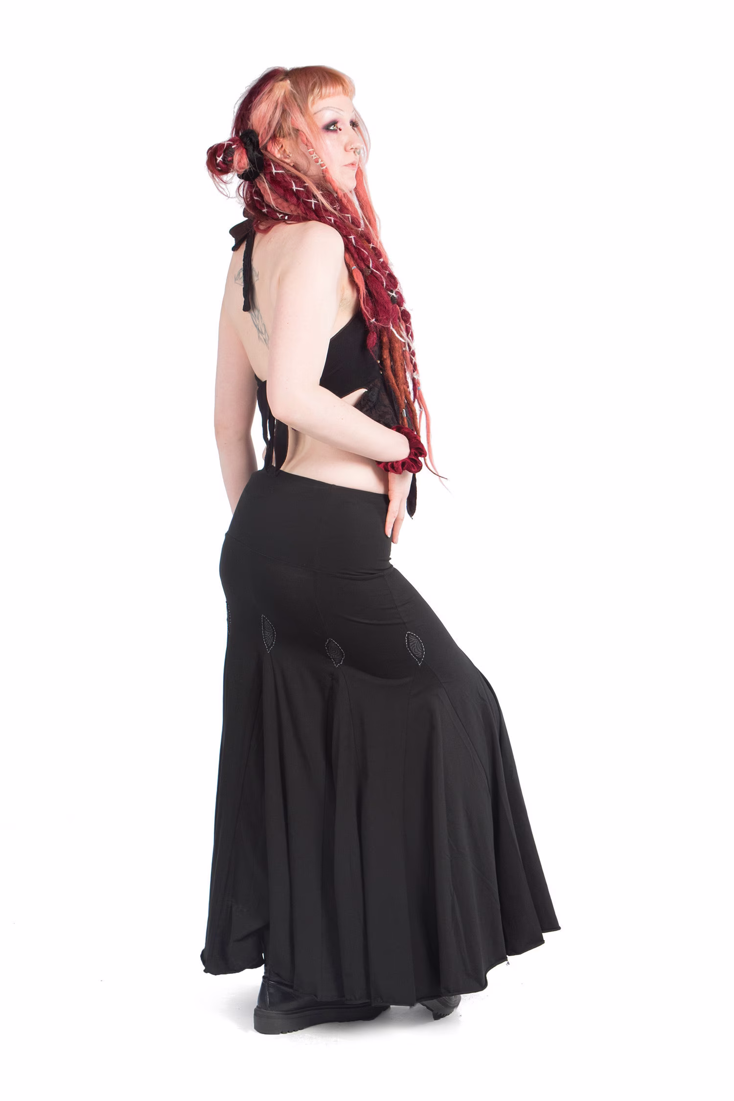 Organic Cotton Gothic Fishtail Skirt