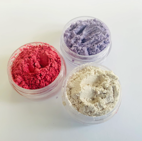 3x Mica Power Pots , Resin Pigment Pigment, Powder Set Colours Epoxy Supplies, Art Supplies