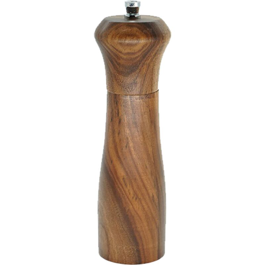 Fvbjd - Salt and Pepper Mill - Adjustable Acacia Wood Salt and Pepper Grinders Shakers with Ceramic Grinding Core 6 inch acacia wood