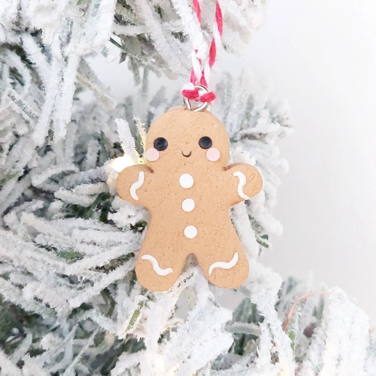 Gingerbread Christmas Tree Ornament, Decoration Cute, Kawaii Stocking Filler, Handmade Gift, Holidays, Seasonal Decor, Bauble, Sweet
