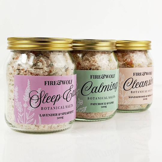 Botanical Bath Salts In A Jar