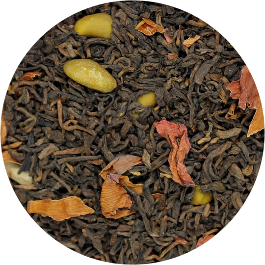 8 Oz. Pu-Erh Pistachio Loose Leaf Pu'erh Tea